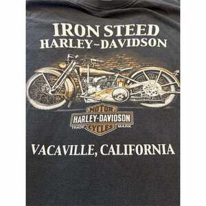 Harley-Davidson Iron Steed Vacaville California Skull Graphic T-Shirt